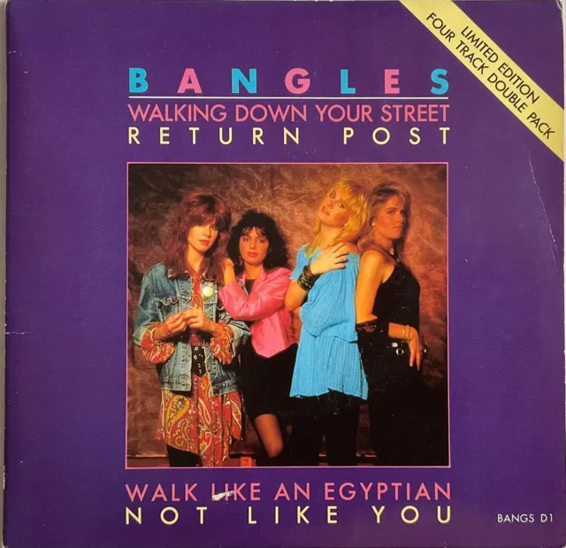 Bangles - Walking Down Your Street - 7" Vinyl Single Gatefold Sleeve