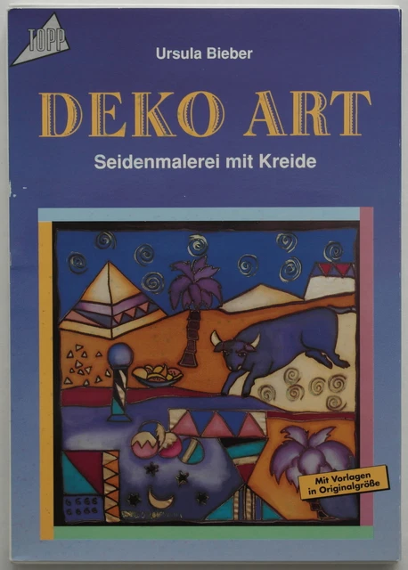 EXCELENTE: ARTE DECORATIVO - pintura de seda con tiza