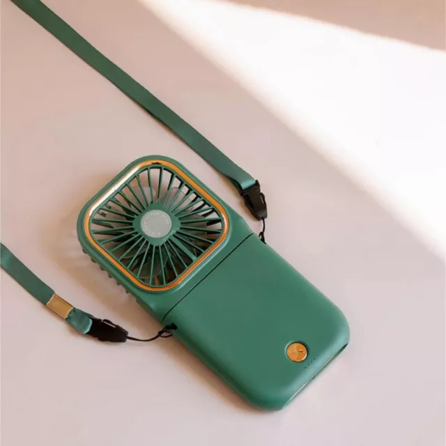 Outdoor Folding Fan  Portable Neck Fan Charging Treasure Two-In- Handheld5814