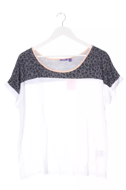 MEXX T-shirt Dames T 40 blanc-gris clair-bleu style décontracté