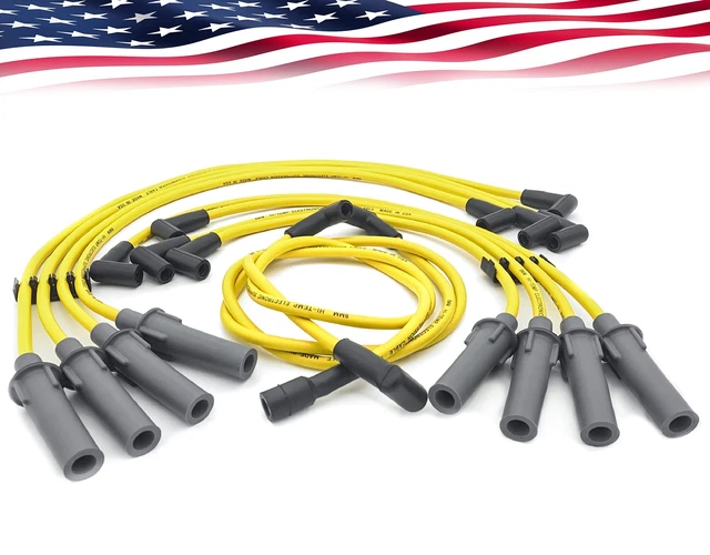 Spark Plug Wire Set for Dodge RAM Jeep Gran Cherokee 5.9L V8 (94-2003) High Temp