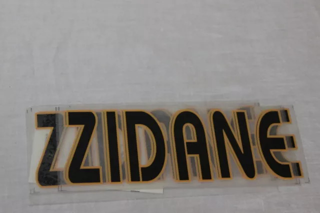 Name Nummer Für Kleben T-Shirt Spieler von Der Real Madrid Zidane 2003-2005