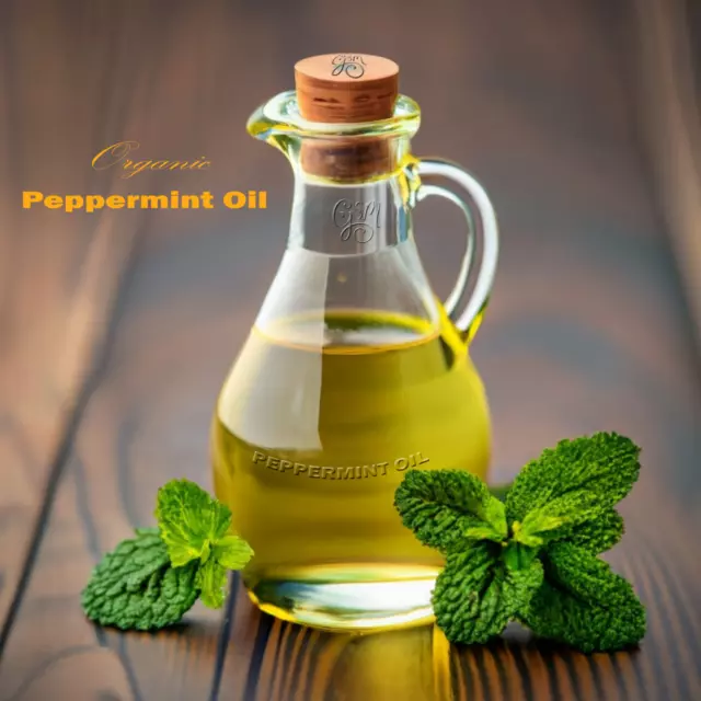 Peppermint OIL ORGANIC Cold Pressed External Use Undiluted Unrefined 100% PURE