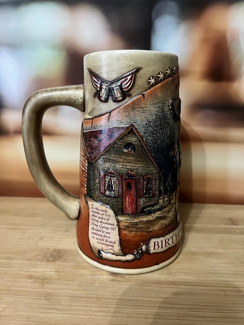 1775 Miller High Life Beer “Birth of a Nation” 1st in Series Stein Paul Revere