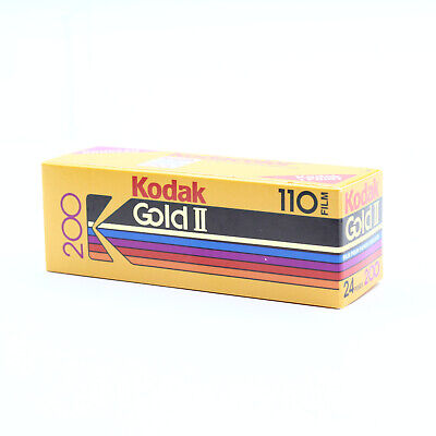Original Kodak Gold II 110 Film 24 Exposures ISO 200 Expired - NOS