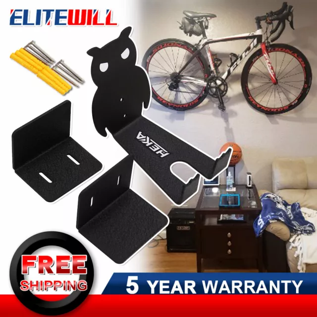 ELITEWILL Bike Pedal Wall Mount Bicycle Storage Hanger Pedal Hook Durable Steel