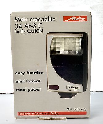 METZ MECABLITZ 34 AF-3 Shoe Mount Flash for CANON 3