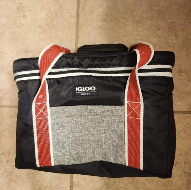 Igloo 12 Can Heritage Lunch Companion Cooler Bag - Black