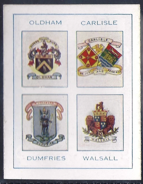 Thomson (Dc)-Football Towns 1931-#19- Oldham Carlisle Dumfries Walsall