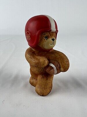 Vintage 1980 Lucy & Me Bear FOOTBALL PLAYER Lucy Rigg Enesco Fall