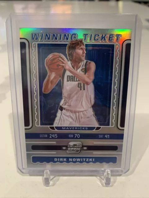 2019-20 Panini Contenders Optic Winning Tickets Dirk Nowitzki Silver #14
