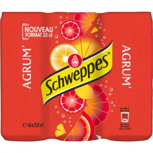Cocktail Avec Schweppes Agrumes Schweppes Agrum' 33 SCHWEPPES AGRUM SOFT Drink 6x330ML EUR 39,46 - PicClick FR