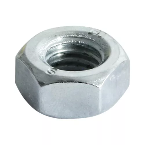 Hex Full Nut Steel Hexagon Nuts Zinc Plated Steel Full Nut M4 M5 M6 M8 M10 M12