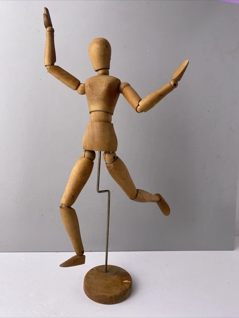 Grand mannequin bois articulé 50cm | Coucou Retro
