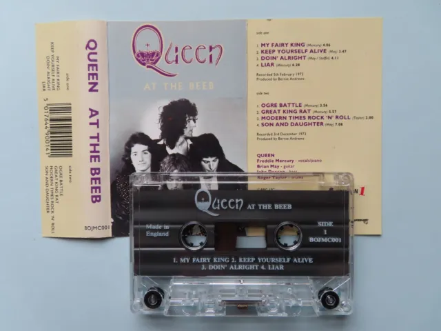QUEEN At The Beeb (BBC) UK CASSETTE ALBUM/TESTED
