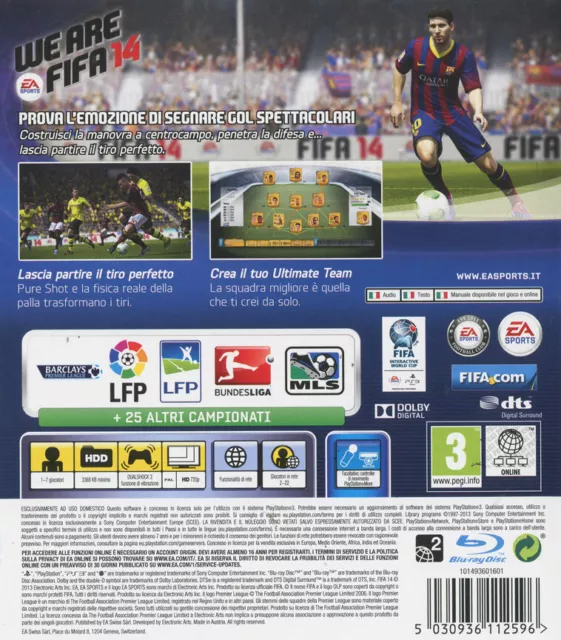 Fifa 14 Ultimate Edition (Football 2014) PS3 PLAYSTATION 3 Electronic Arts 2