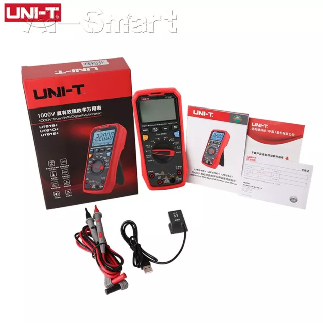 UNI-T UT61B+/D+/E+ Handheld Digital Multimeter Tester True RMS Auto Range 1000V
