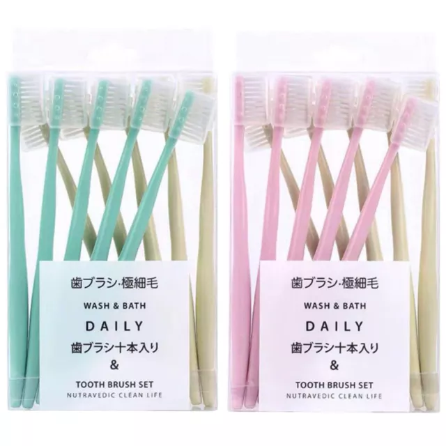 20 Pcs Toothbrush with Cover Protable Toothbrushes Travel Kid