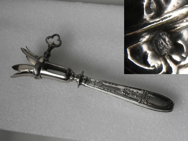 Manche à gigot - Argent 950 - France - fin 19e / 20e siècle