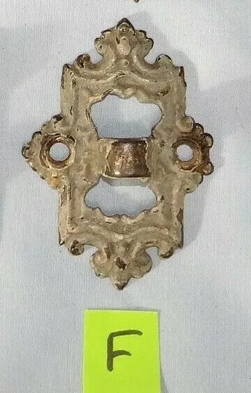 Cast Iron Oil Kerosene Wall Bracket Mount Hinge Restore Part F Vtg Antique