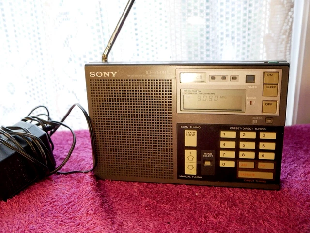 +==       Poste recepteur Radio FM-SW-MW SONY ICF-7600D