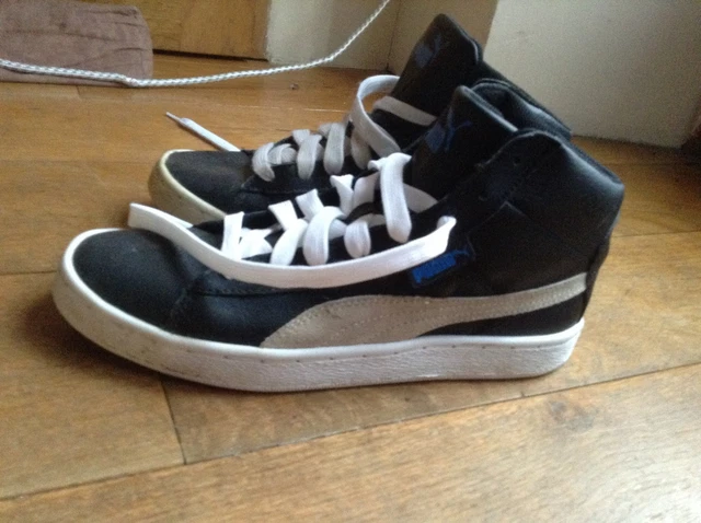 chaussures homme en cuir "PUMA" taille 38 etat neuf