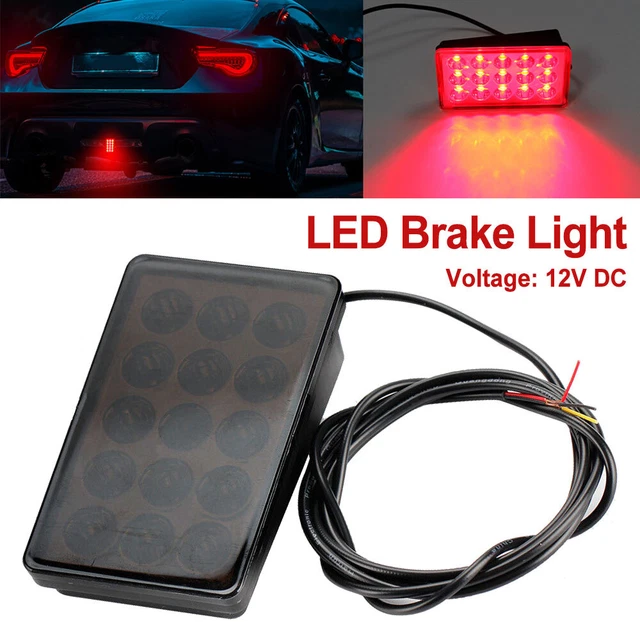 F1 STYLE LED Brake Light Strobe Flash Rear Blinker Stop Tail Warning Pilot Lamp £10.59 PicClick UK