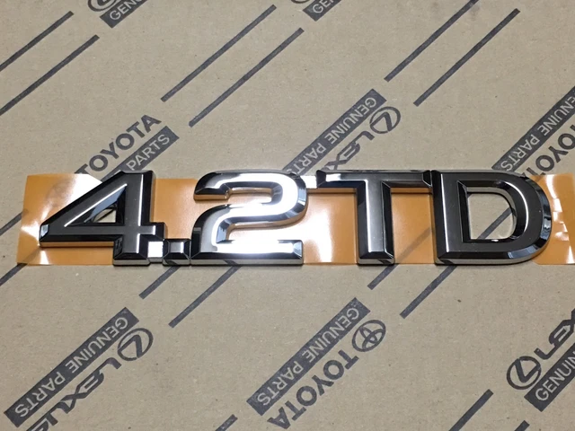 Genuine OEM Toyota Land Cruiser Rear Emblem – 93-97 FJ80 Tailgate Badge 75441-60071