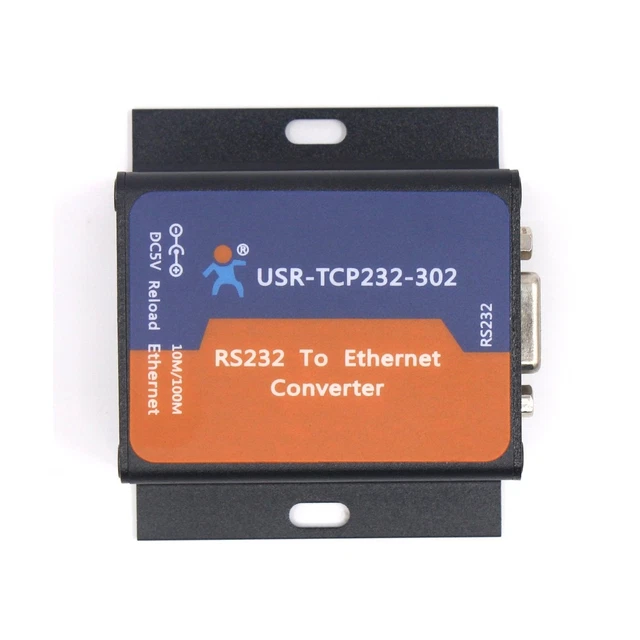PUSR USR-TCP232-302 TINY Size RS232 to TCP IP Converter Serial RS232 to ...