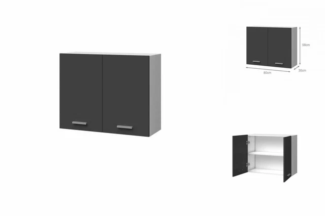 Armadio 60x30 x 58 cm grigio bianco armadio cucina