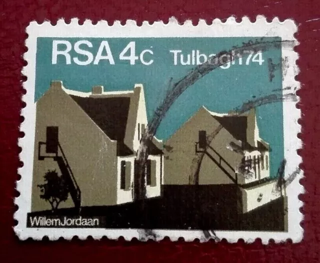 RSA:1974 Restoration of Tulbagh 4 C. Collectible Stamp.