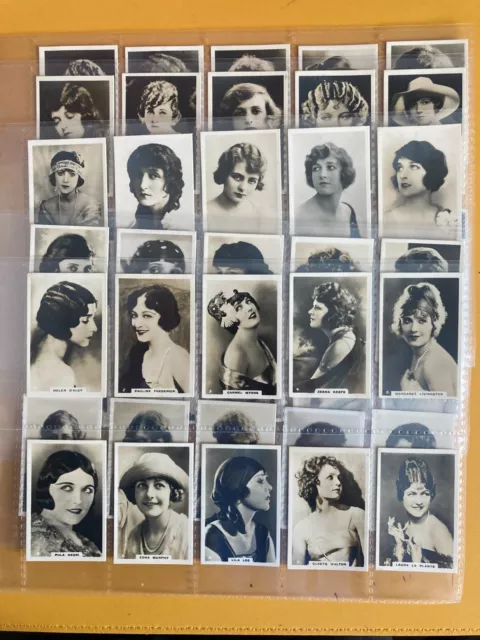 cigarette cards beauties 2nd series B.A.T  1926 full set