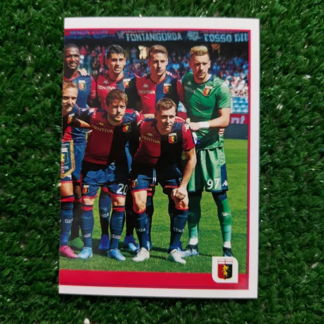 FIGURINA CALCIATORI PANINI 2019/20 GENOA n°174 SQUADRA ALBUM 2020 ⚽️