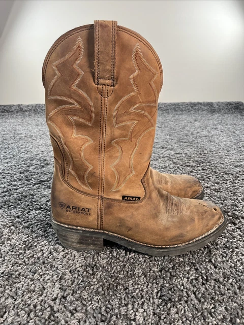 ARIAT MEN S IRONSIDE H2O Work Boot Dusted Brown 11 D US 199.95 PicClick