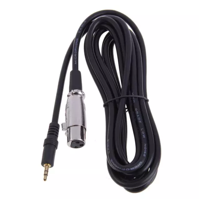 New XLR 3 Pin Female at Right Angle 1/8 XLR3F, Right Angle 3.5mm TRS for 3