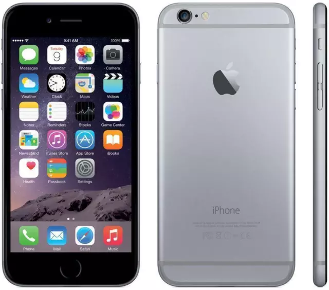 Apple iPhone 6 Plus 64GB Space Gray Neu in White Box