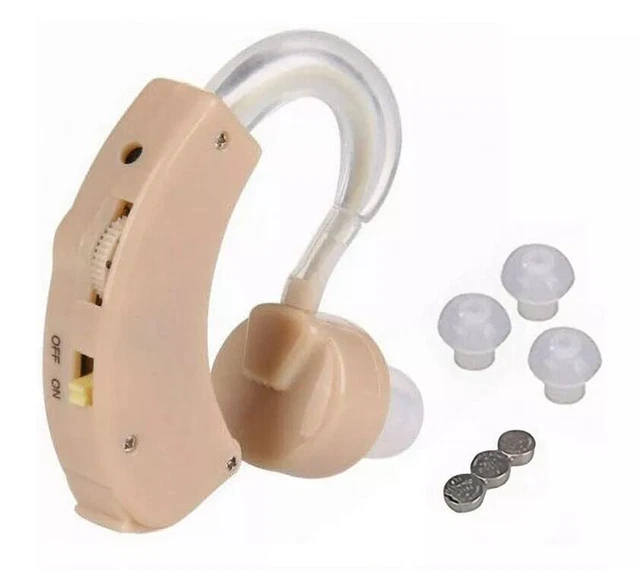 Máquina de audífonos/amplificador de sonido/dispositivo auditivo (beige) -- ENVÍO GRATUITO