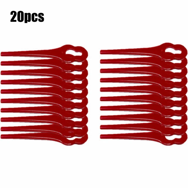 Plastique Tondeuse à Gazon Lames for Ikra Hurricane Hati 18 Li Batterie Trimmer