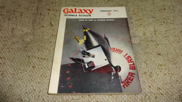 Vintage GALAXY Science Fiction Pulp Digest Magazine Feb 1953 Vol 5 # 5