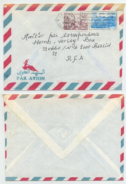 50414 - Algerien - Beleg - Tizi Ouzou 9.3.1988 nach Berlin