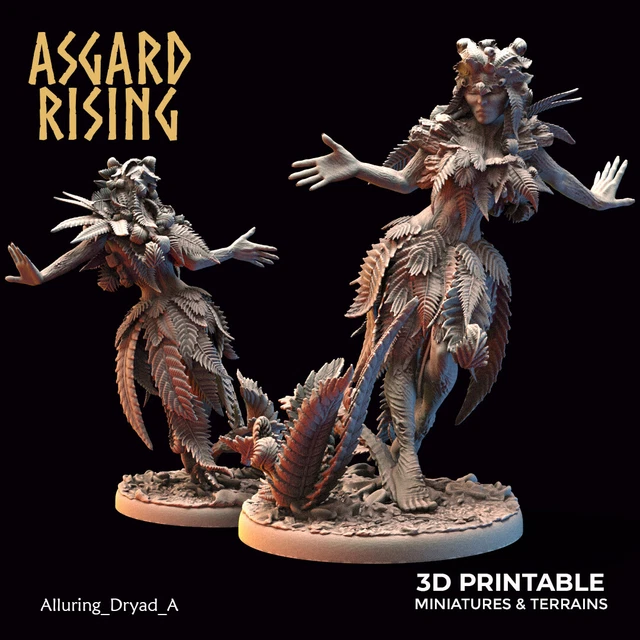 Dryads Ents - Dnd Warhammer, Age of Sigmar, Kings of War, Fantasy, Roleplay