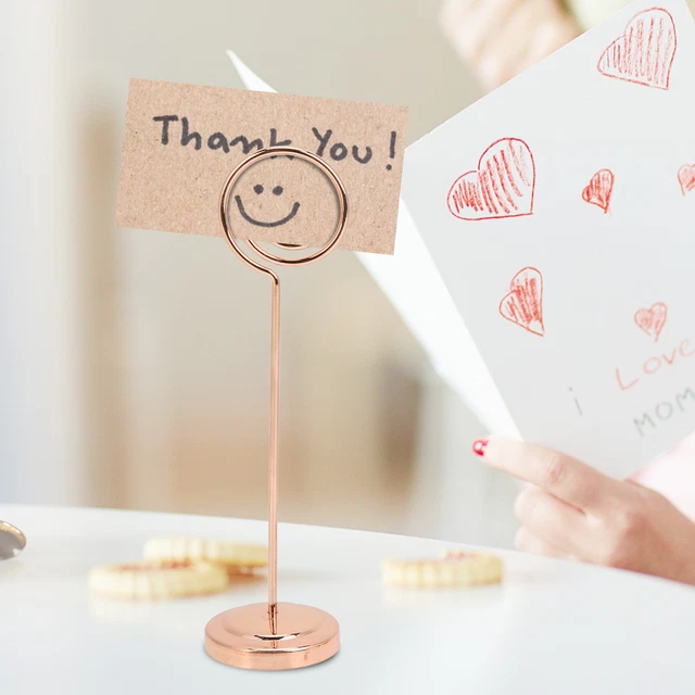 Table Card Decor Round Metal Good Performance Metallic Texture Electroplating