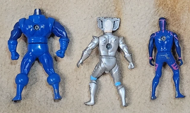 Lot of 3 Marvel X-Men Toy Biz Heavy Metal Heroes Die Cast Figures 2