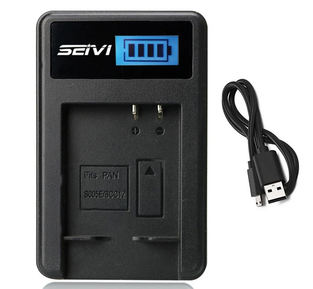 Battery Charger for Ricoh GR, GR II, G600,G700,G700SE,G800,G800SE Digital Camera