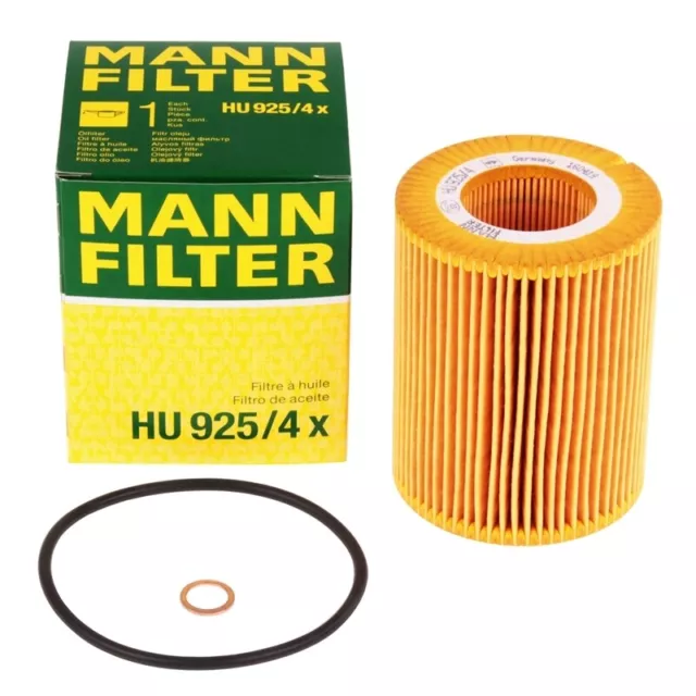 MANN-FILTER ÖLFILTER HU925/4X geeignet für BMW E36 E46 E39 E38 X3 X4 Z3 Z4