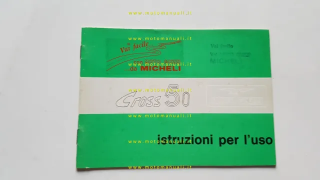 Moto Guzzi Cross 50 5V manuale uso manutenzione originale owner's manual