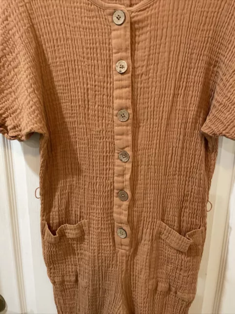 Billabong One Piece Jumper Waffle Size Large 3