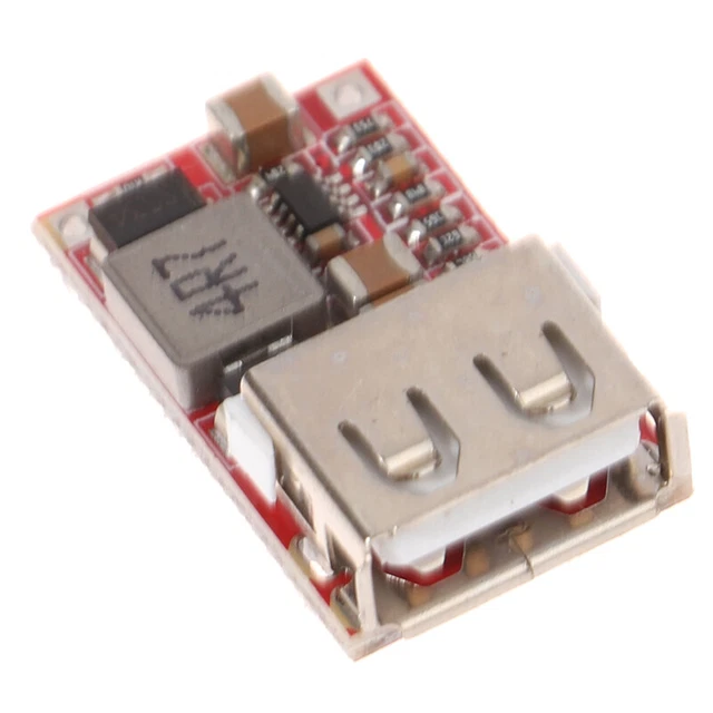 12v Usb Module 6-20V 24V 12V To 5V 3A USB Step Down Module DC-DC Converter Phone ...