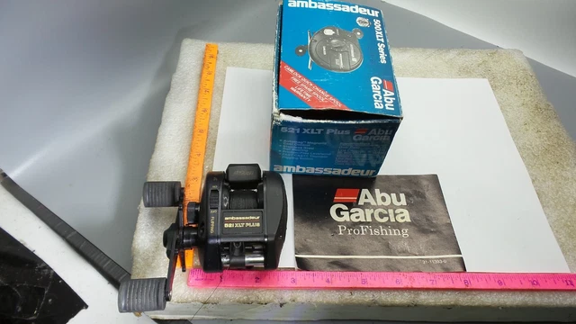 NOS - ABU GARCIA AMBASSADEUR FISHING REEL W/ BOX - 521 XLT PLUS 35th  ANNIVERSARY $189.99 - PicClick