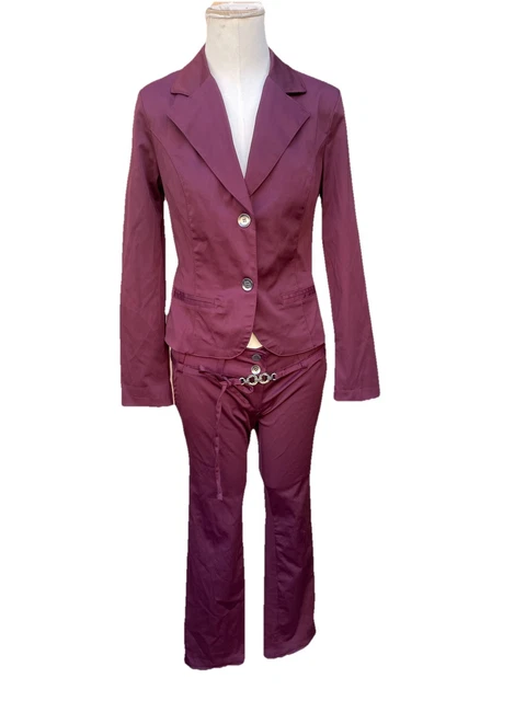 Costume 3 Pièces Femme Laura Biagiotti Roma - Taille 42 - Ensemble Complet Occasion En Très Bon état